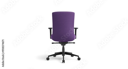 Back perspective of purple ...