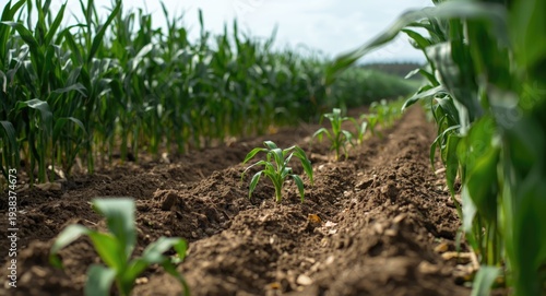 Corn planting and nurturing...