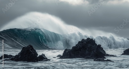 Massive wave breaking over ...