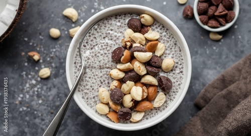 Delicious chia pudding prep...