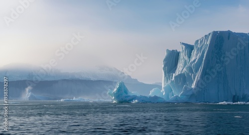 Vast ice mass detaching fro...