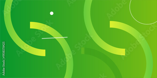 Abstract green and yellow color background. Vector illustration