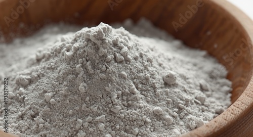 Close up on powdered titani...
