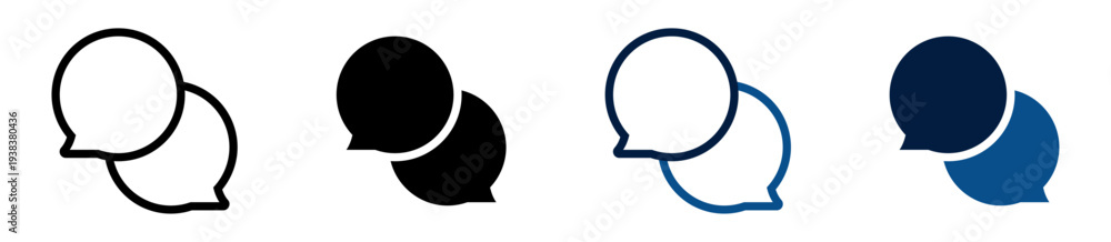 Foto Iconos de chat