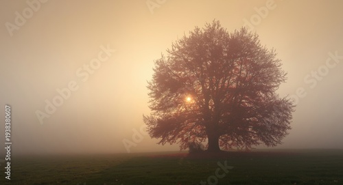 Dawn light filtering throug...