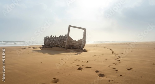 Ancient maritime wooden str...