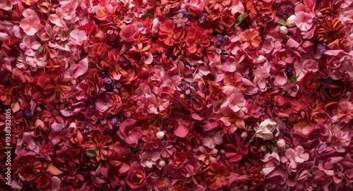 Charming petal wall install...
