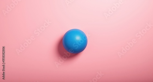 Direct top shot of a blue s...