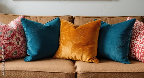 cozy living room couch with...
