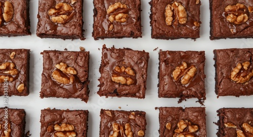 Delicious walnut brownies d...