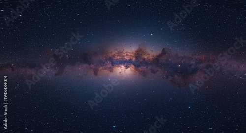 360 degree colorful nebula ...