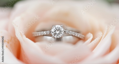Elegant close up of sparkli...