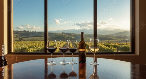 Tasting session of red and ...