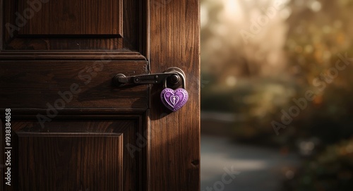 Historic style wooden door ...