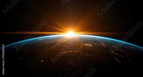 Dawn reveals Earth with a l...
