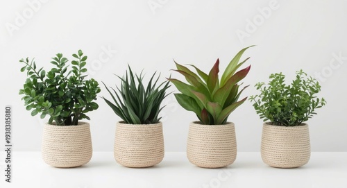 Decorative fiber flowerpots...