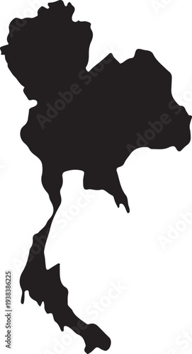 Isolated black silhouette vector illustration of an Austria country map and world atlas continent outlines including Europe, USA, and Asia shapes on a white background