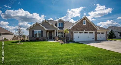 Attractive house exterior f...