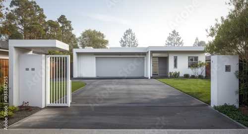 modern sectional house with...