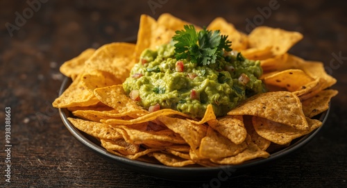 Classic Mexican guacamole s...
