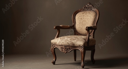 Antique inspired carved woo...