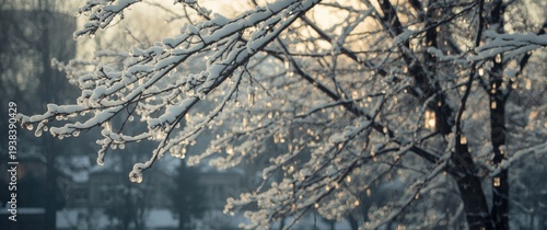 Calm winter morning with so...