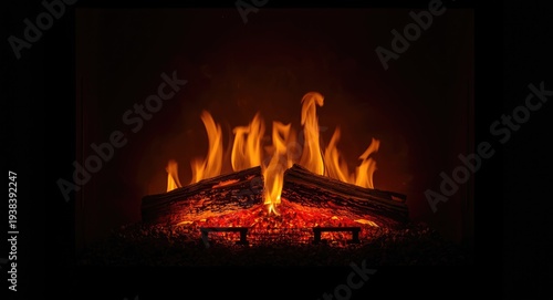 electric fireplace simulato...