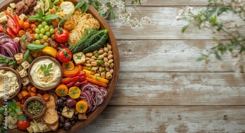 Colorful Mediterranean plat...
