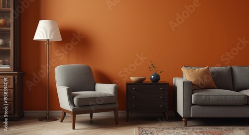 Classic vintage orange livi...