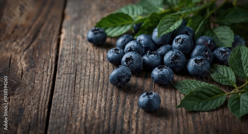 Blueberry fruits with natur...