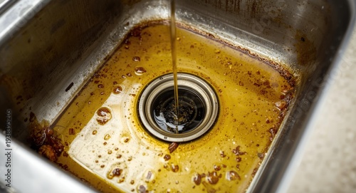 Discarded frying oil in kit...