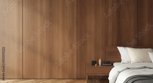 Close up view of wood panel...