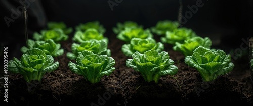 Compact garden bed growing ...