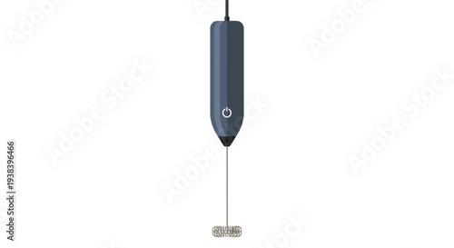 Modern electric milk frother for cappuccino and latte preparation