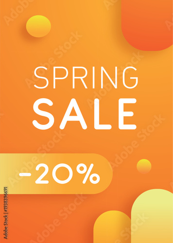 spring sale poster
