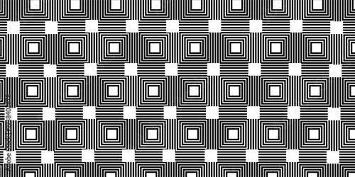 Seamless black and white background for your designs. Modern ornament. Geometric abstract pattern