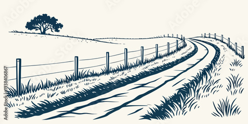 A serene winter landscape with a lone wolf howling at the moon over a snowy mountain range Vector