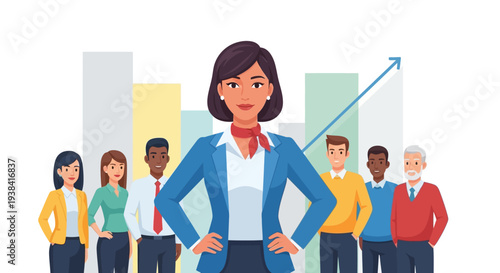 Diverse group of women celebrating equality and empowerment together.