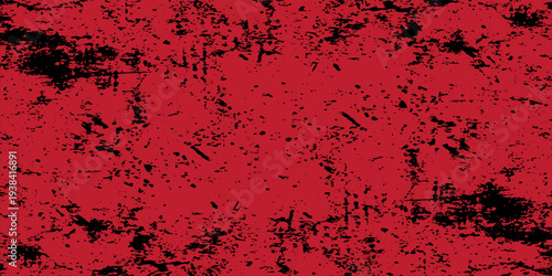 Abstract background with Scary Red and black horror background. Dark grunge red concrete . Grungy red canvas background or texture .Textured Smoke.  abstract background with natural texture .