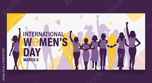 Diverse group of women celebrating equality and empowerment together.