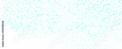 Seamless medical healthcare background. Blue green cross hospital pattern. Repeating plus symbol wallpaper.