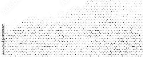 fun beautiful black and white shadow halftones retro pop art funky urban colorful comic book. Dotted halftone gradient texture. Vanishing polka dot background.vector