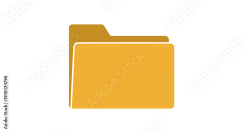 Yellow File Folder Office Organization.