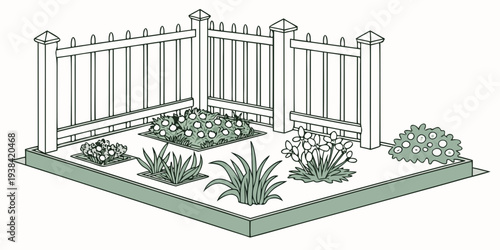 A detailed architectural model showcasing a complex building structure with intricate details. Vector