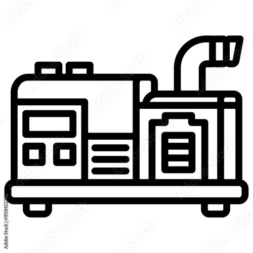 Generator line icon