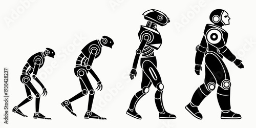 Evolution of human posture and gait from ancient times to modern day Vector