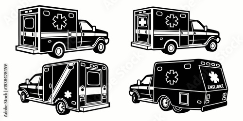 A collection of various types of trucks and their respective countries of origin Vector