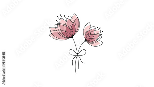 Minimalist illustration of green bamboo stalks and leaves against a textured light blue background for zen themes.