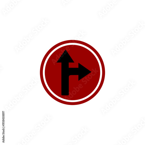 Free Download Road Signs: Vector logo template of road intersection signs. - GFXLoad