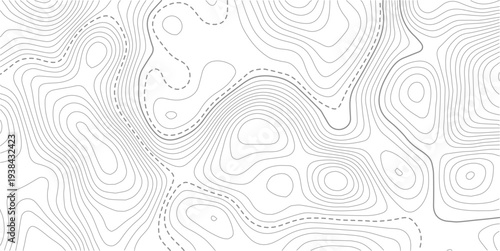 Topographic line contour map background, Topographic map and landscape terrain texture grid,Topographic map and landscape terrain texture grid. Abstract white topography vector background.
